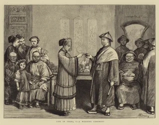 Life in China, V, a Wedding Ceremony